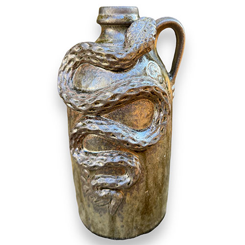 Ben North 9" Wood Fired Skinny Snake Jar DP3759